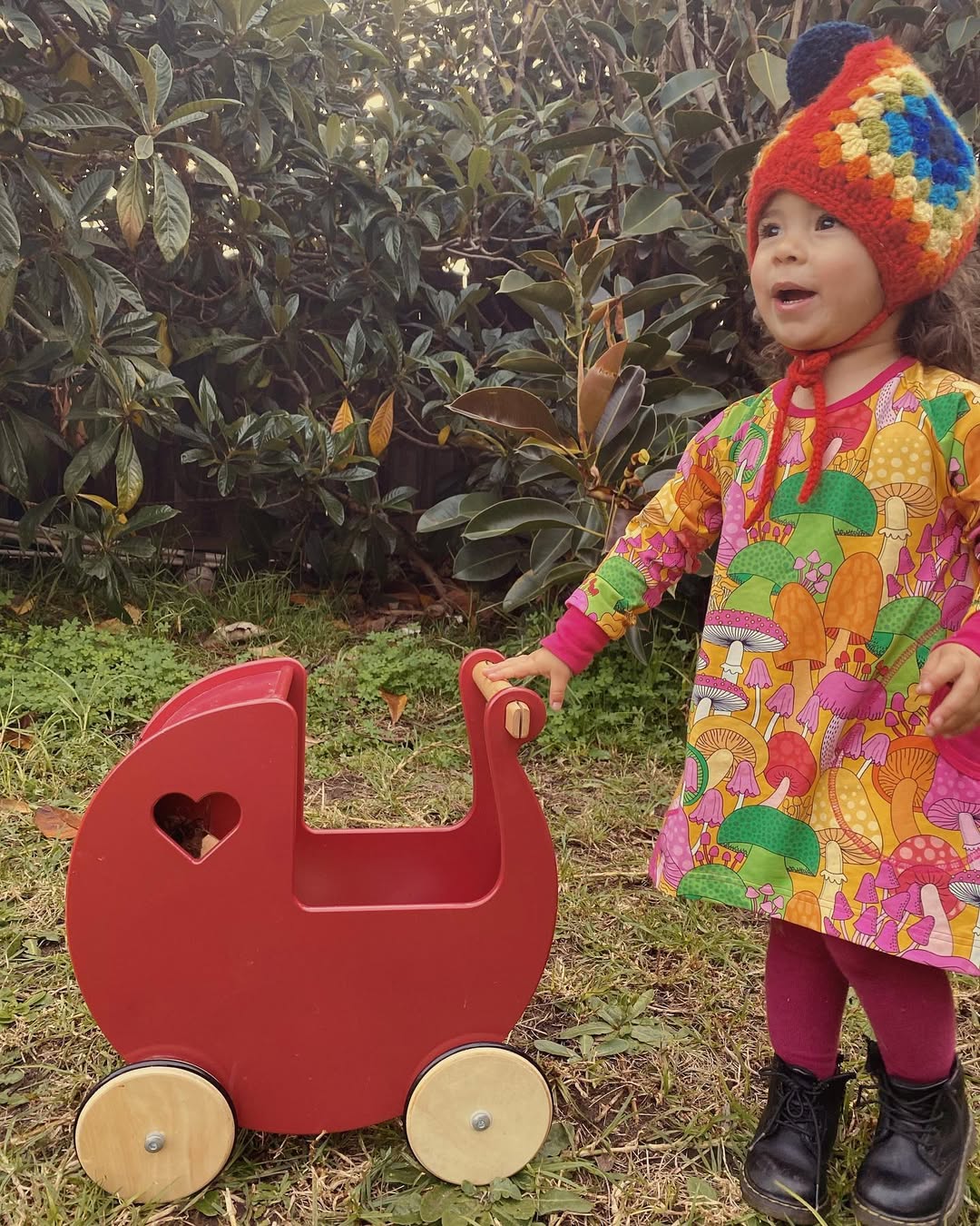 Luksus dukkevogn Red