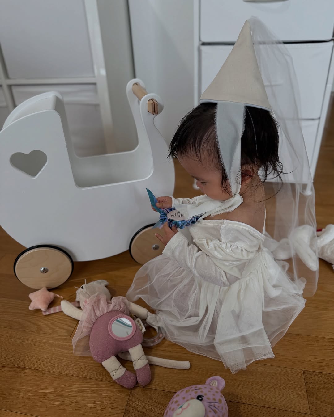 Luksus dukkevogn White