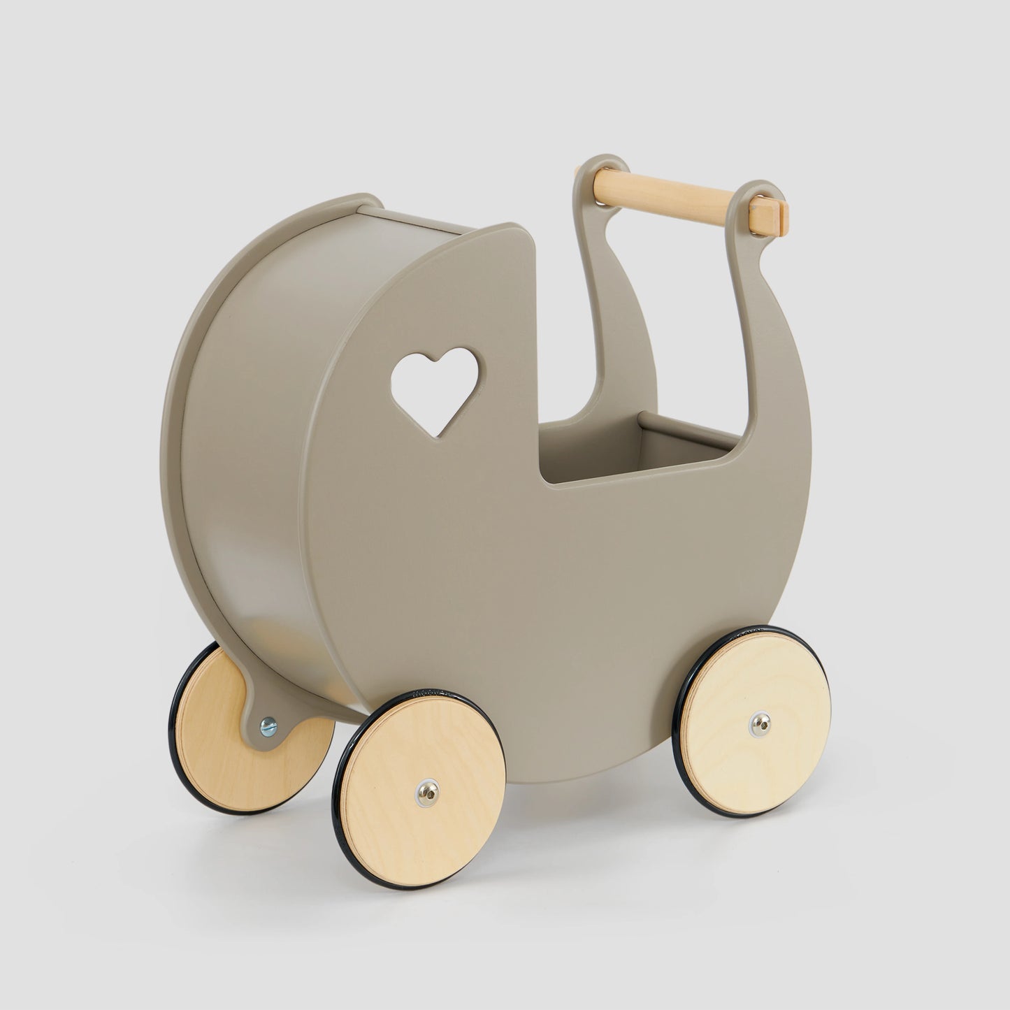 Luxury doll stroller grey