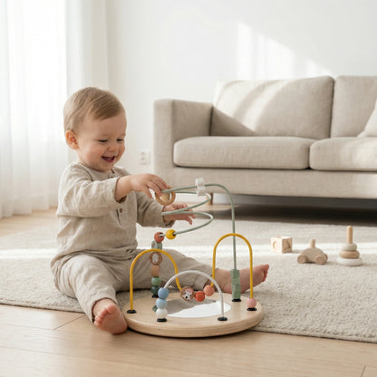 perleløber med spejl