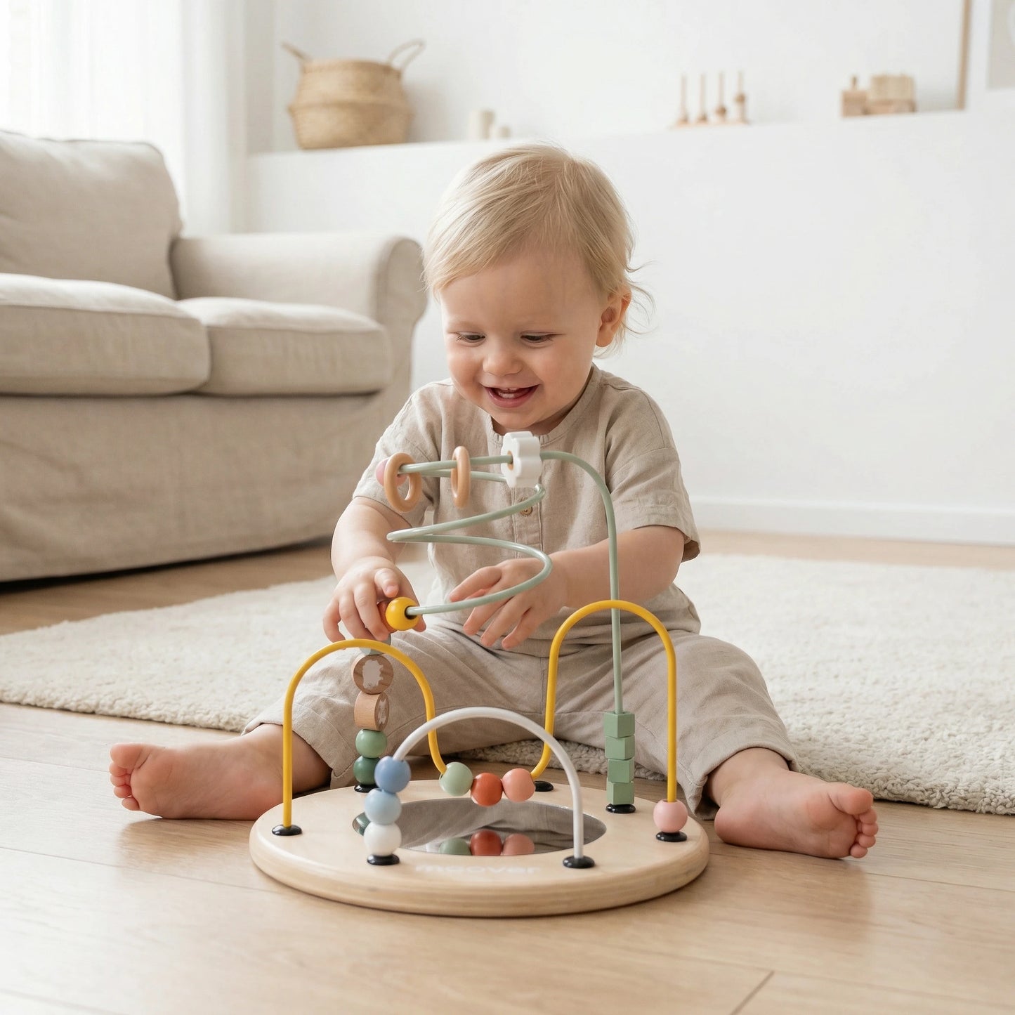 perleløber med spejl