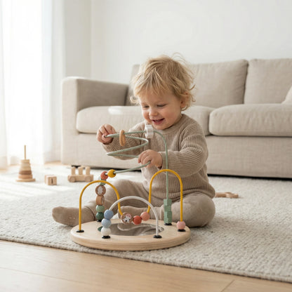 perleløber med spejl