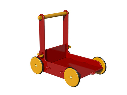 Gå-vogn tin børn Red