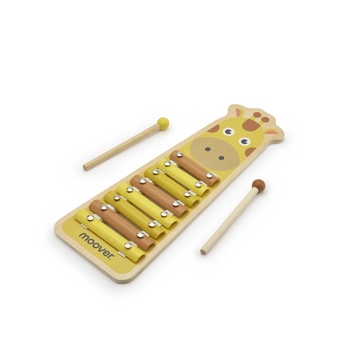 Xylophone with giraffe motif