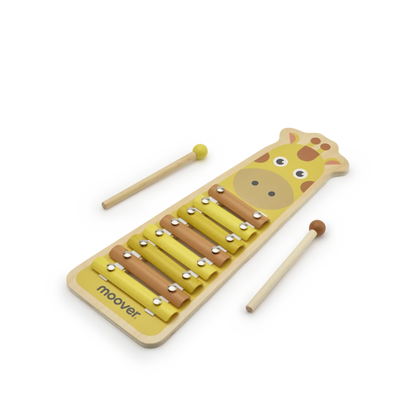 Xylophone with giraffe motif