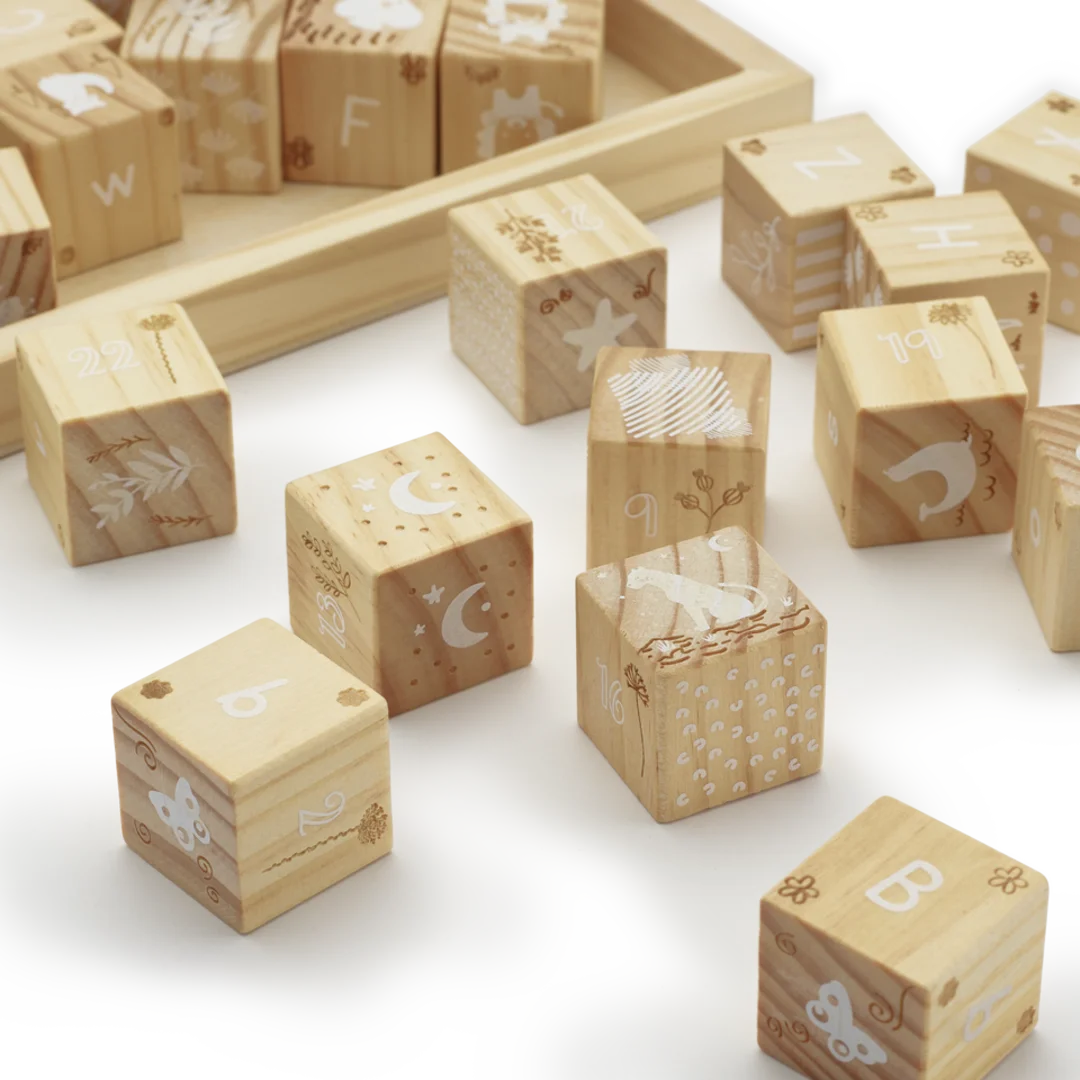 Wooden art blocks