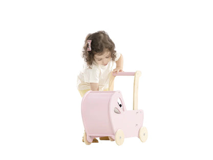 Moderne Dukkevogn Pink